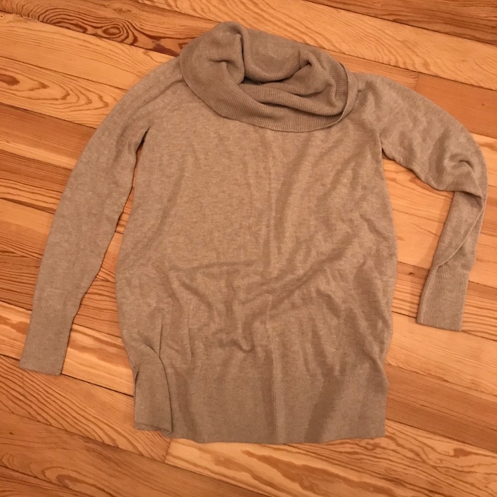 Loft Cowl Neck Maternity Sweater